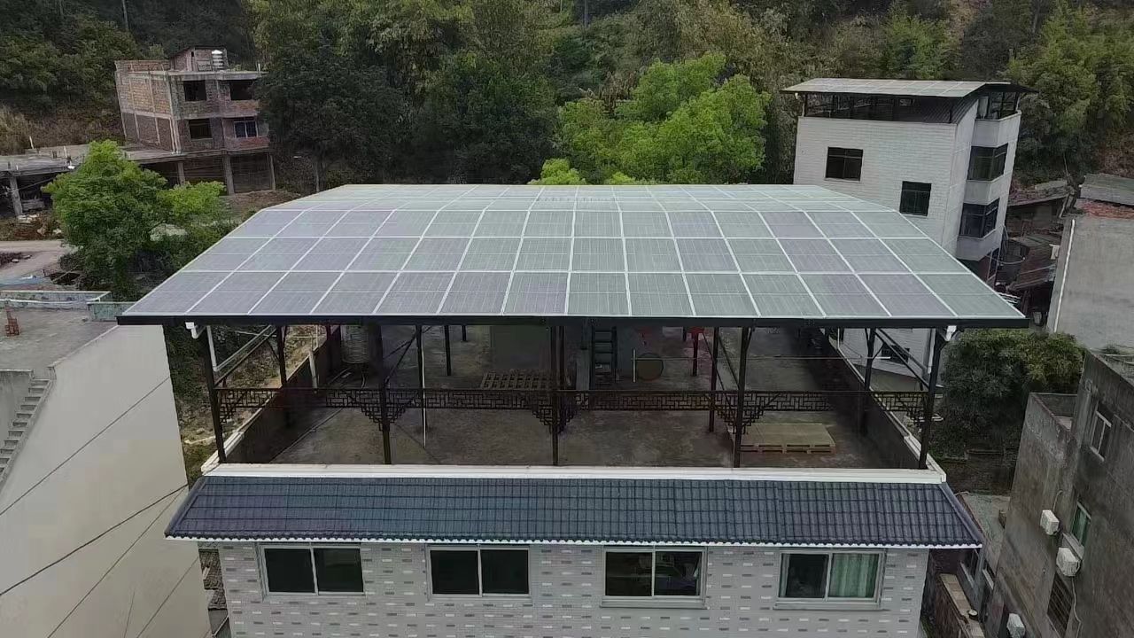 凉山15kw+10kwh自建别墅家庭光伏储能系统